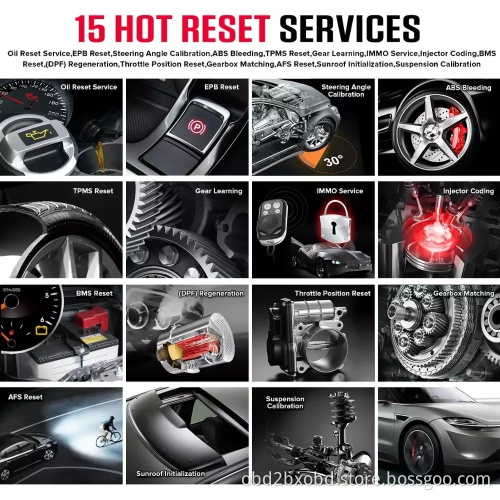 LAUNCH X431 CRP909E Full System Car Diagnostic Tool with 15 Reset Service PK MK808 CRP909
